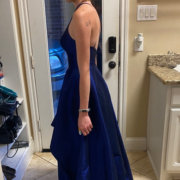 Prom dress, blue - Picture 9 of 10